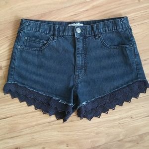Free People Lacey Denim Cutoff Shorts